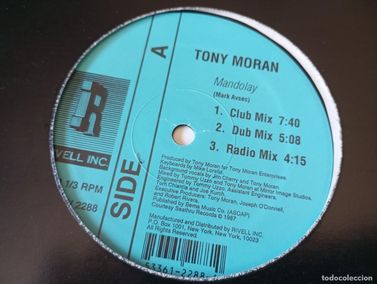 Vinyl records: Tony Moran &ndash; Mandolay - 1992