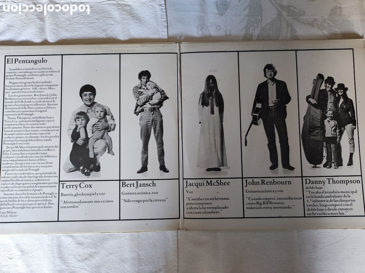 Discos de vinilo: THE PENTANGLE - SWEET CHILD - Foto 4