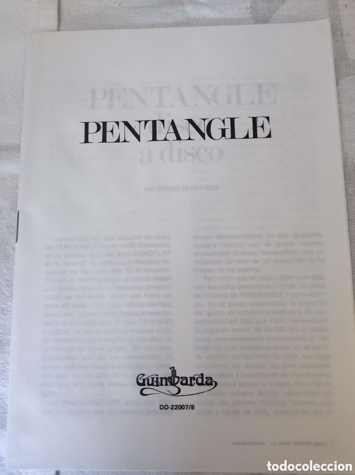 Discos de vinilo: THE PENTANGLE - SWEET CHILD - Foto 3
