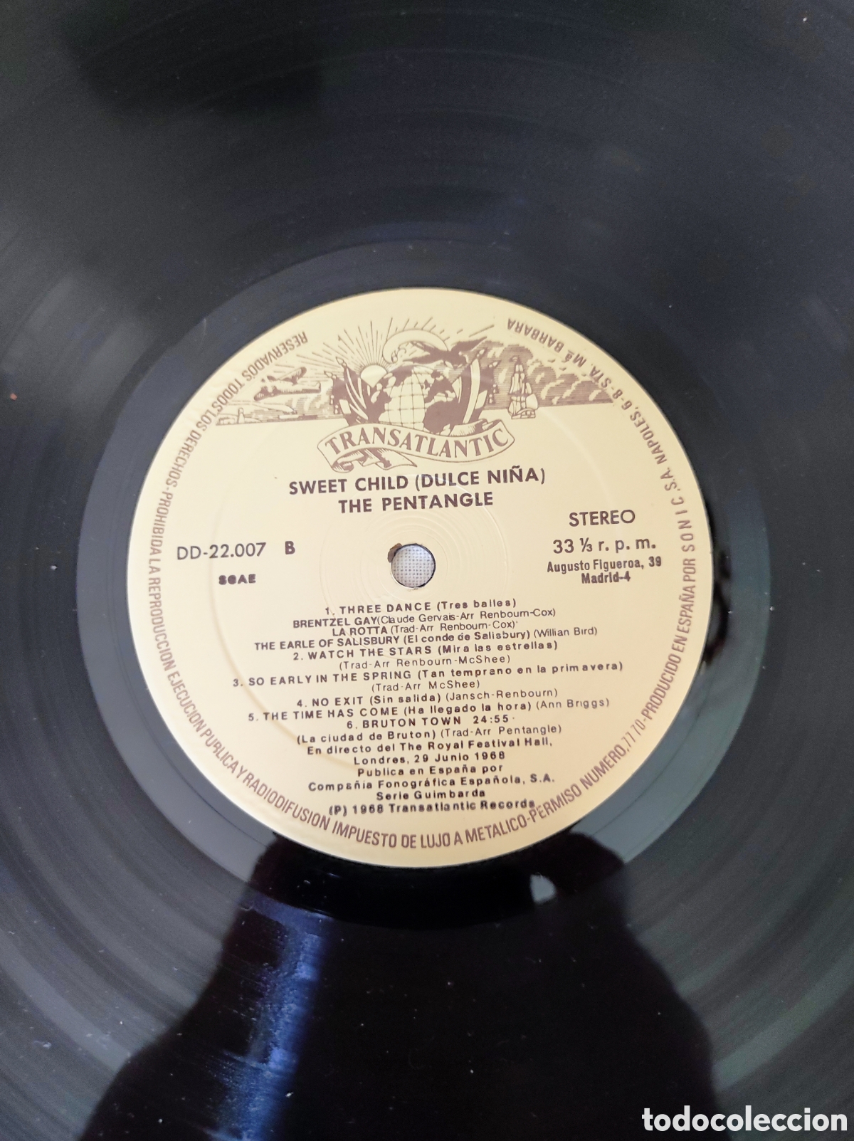 Discos de vinilo: THE PENTANGLE - SWEET CHILD - Foto 8