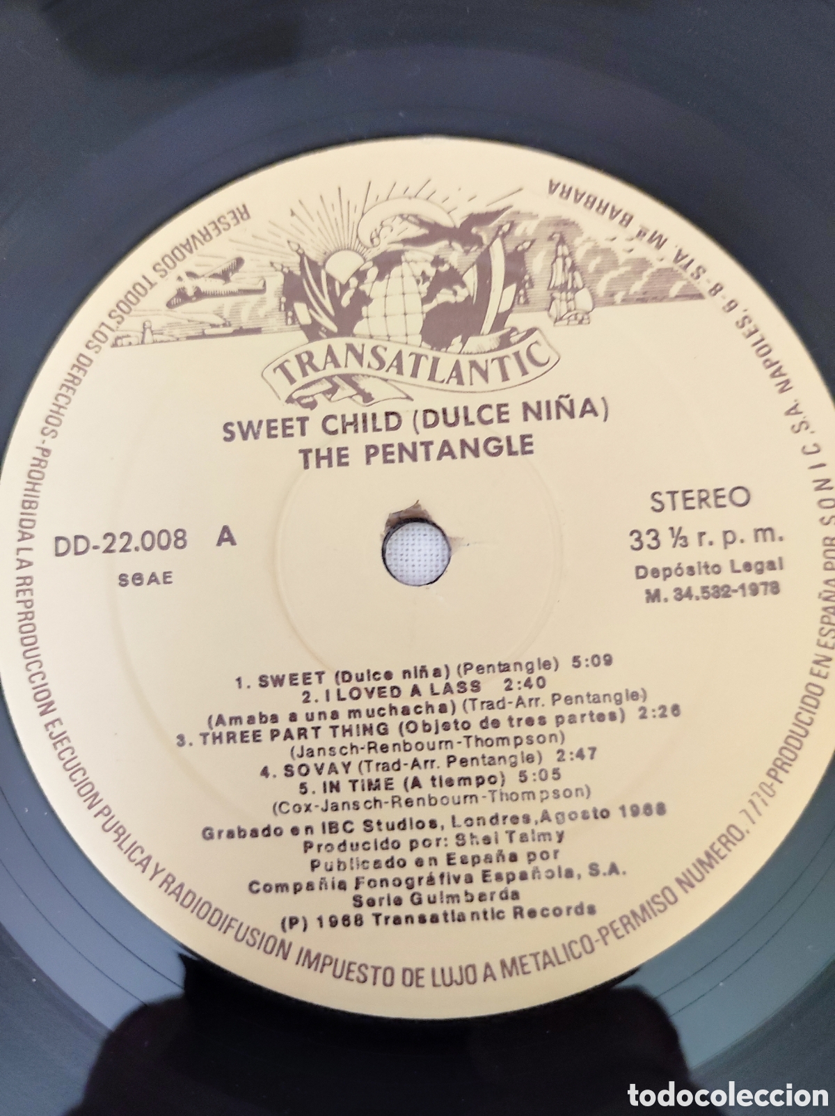 Discos de vinilo: THE PENTANGLE - SWEET CHILD - Foto 9