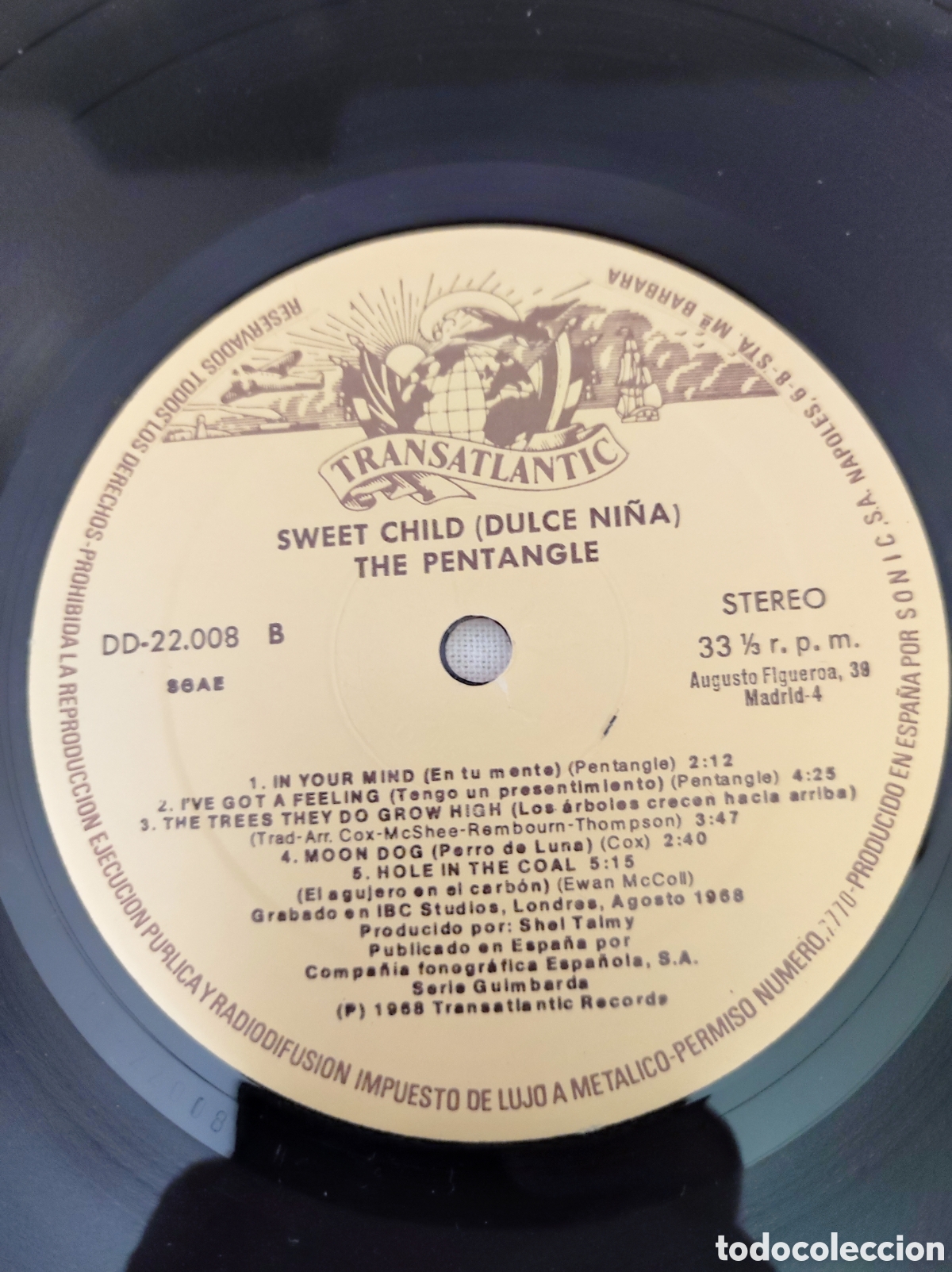 Discos de vinilo: THE PENTANGLE - SWEET CHILD - Foto 10
