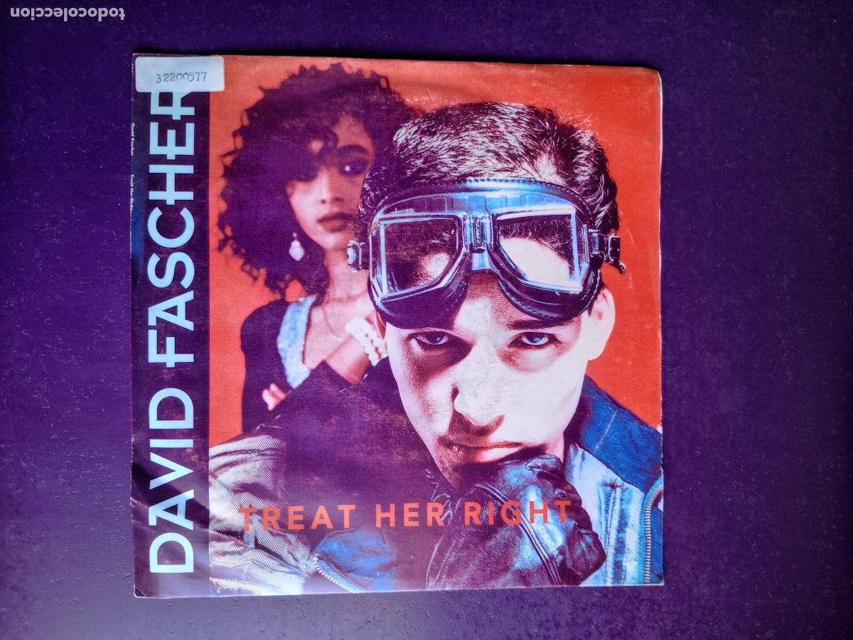 Discos de vinilo: David Fascher &ndash; Treat Her Right - Sg METROPOL 1992 - ELECTRONICA HOUSE, MUY POCO USO