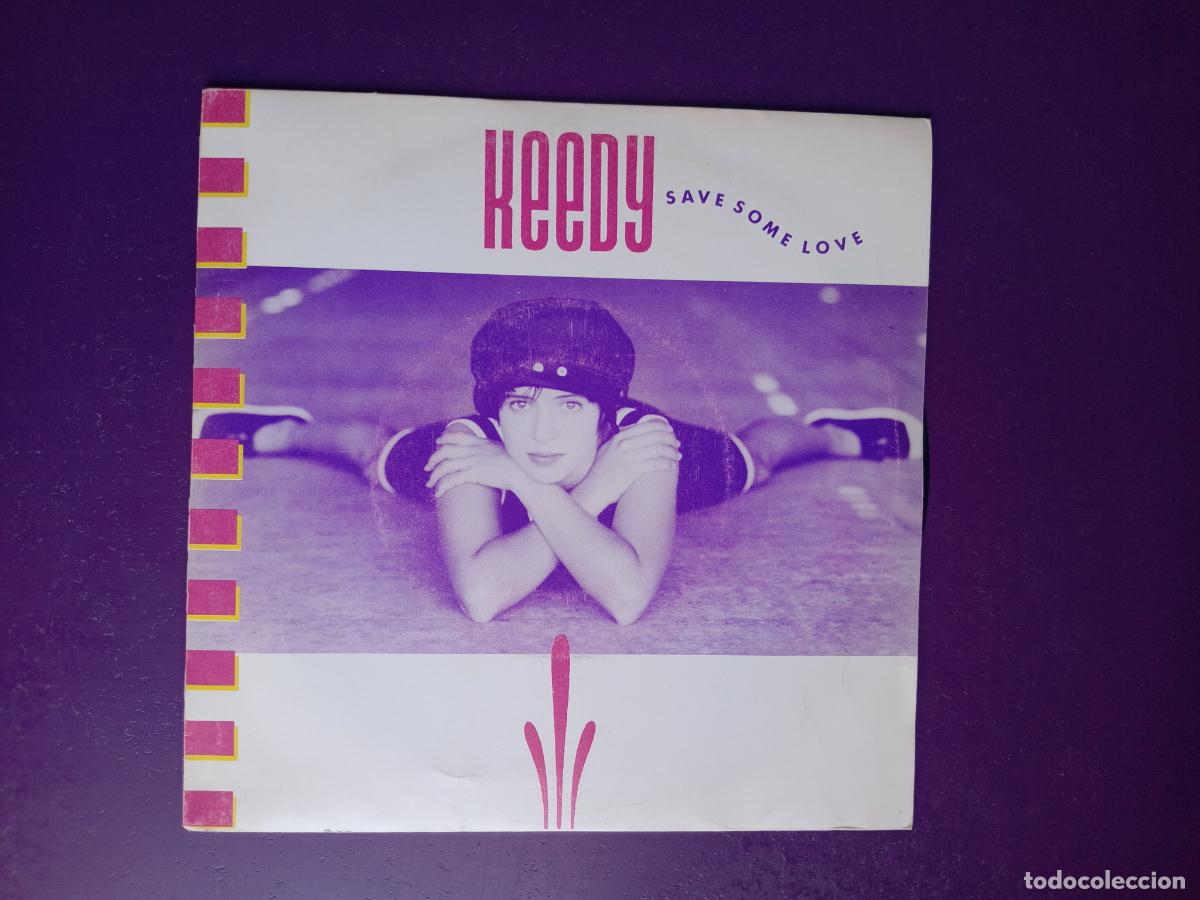 Discos de vinilo: Keedy &ndash; Save Some Love - Sg ARISTA 1991 - DISCO HI NRG 90'S ELECTRONICA