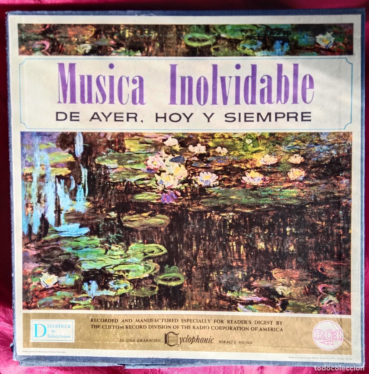 Discos de vinilo: M&uacute;sica Inolvidable de Ayer, Hoy y Siempre - Colecci&oacute;n 12 LP&acute;s - Edit. RCA. 1965