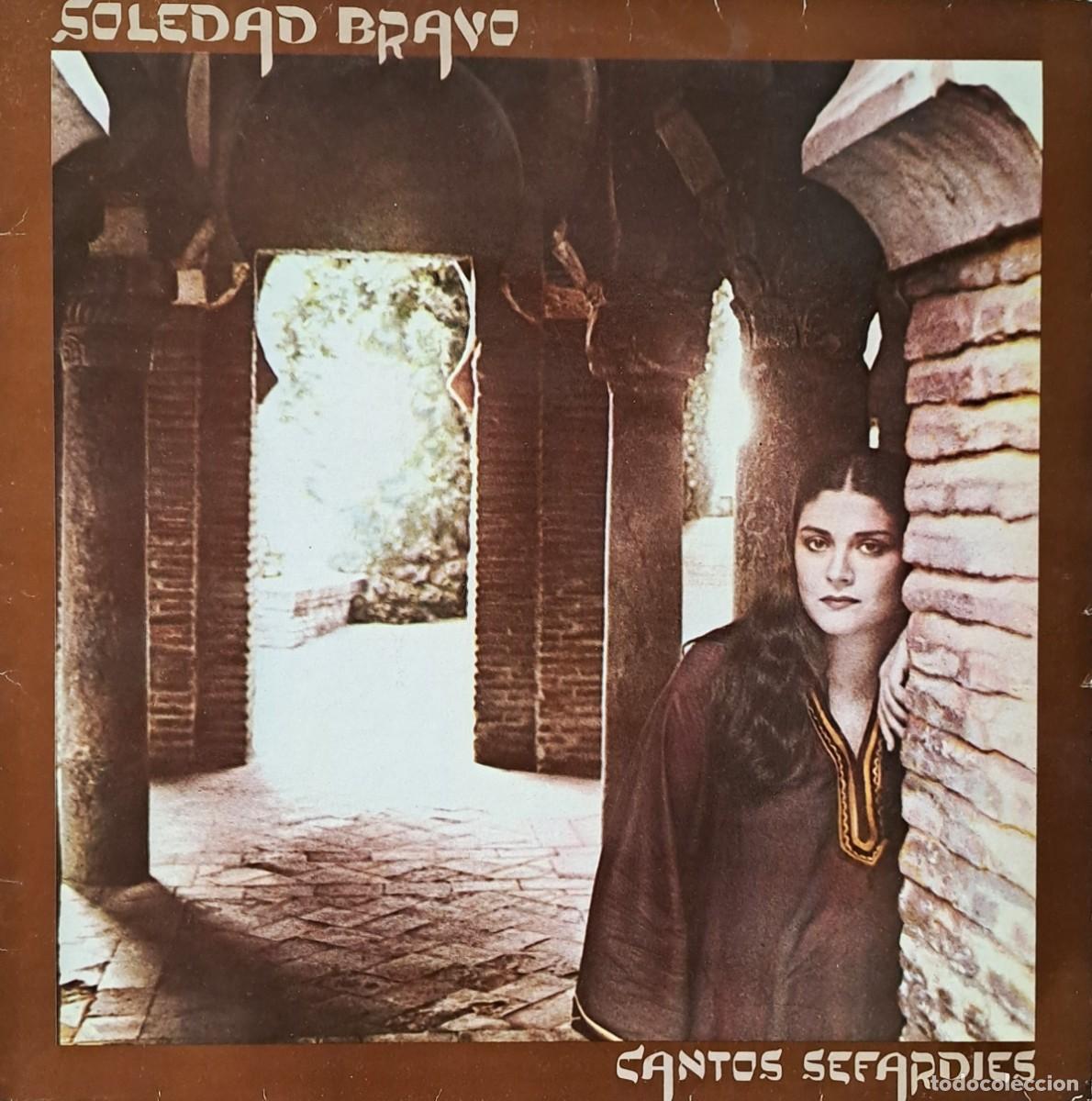 Discos de vinilo: LPs SOLEDAD BRAVO, CANTOS SEFARDIES. LOS BILBILICOS, EL RUIDO DE UNA FUENTE..... LP-FLA-1233