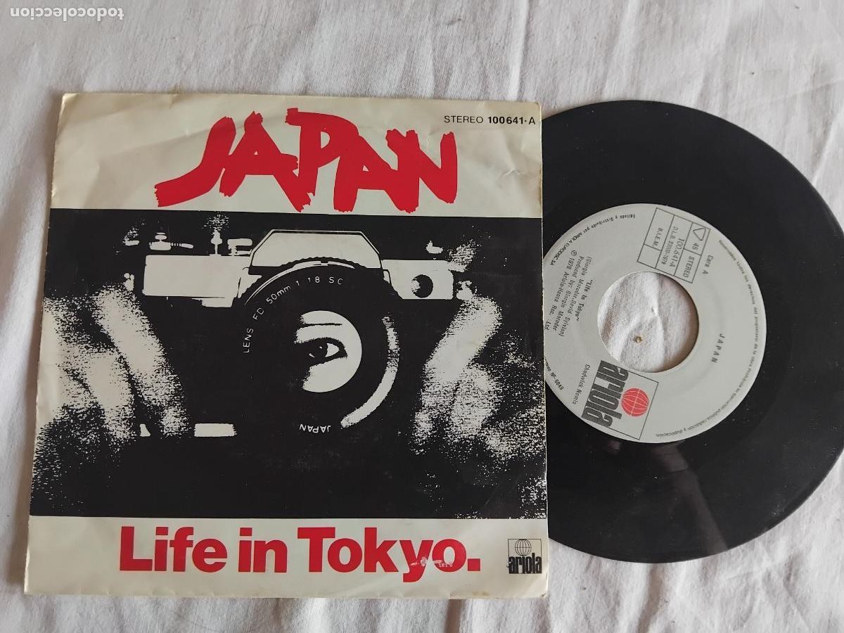 Discos de vinilo: JAPAN. LIFE IN TOKYO. SINGLE ARIOLA 1979.