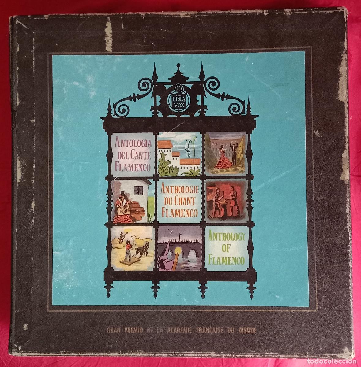 Discos de vinilo: Antolog&iacute;a del Cante Flamenco - Colecci&oacute;n 3 LP&acute;s + 1 Libro - Edit. HispaVox. 1959