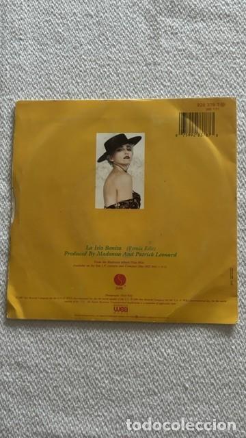Discos de vinilo: Single vinilo La isla bonita Madonna - Foto 2
