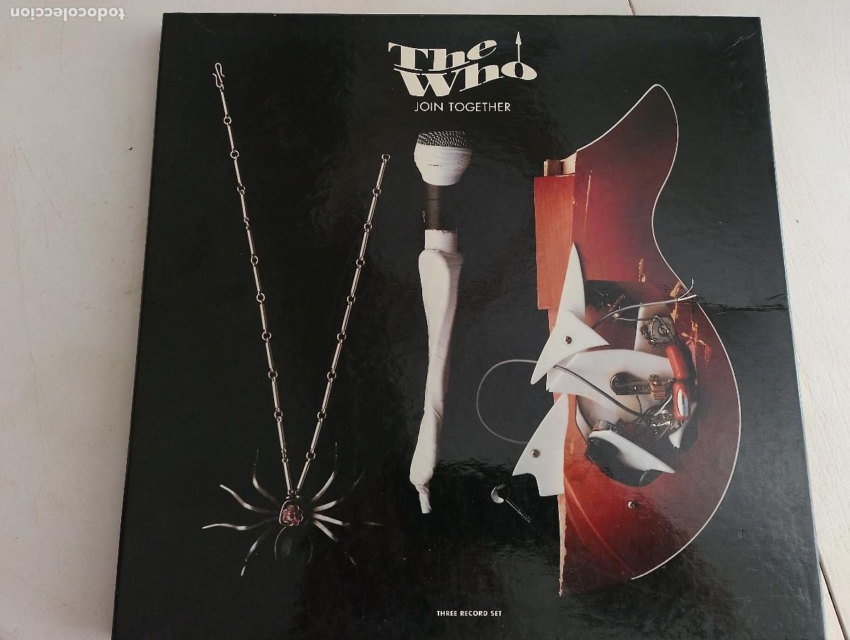 Discos de vinilo: The Who &ndash; Join Together, 1990, 3 LPS, COFRE - Foto 3