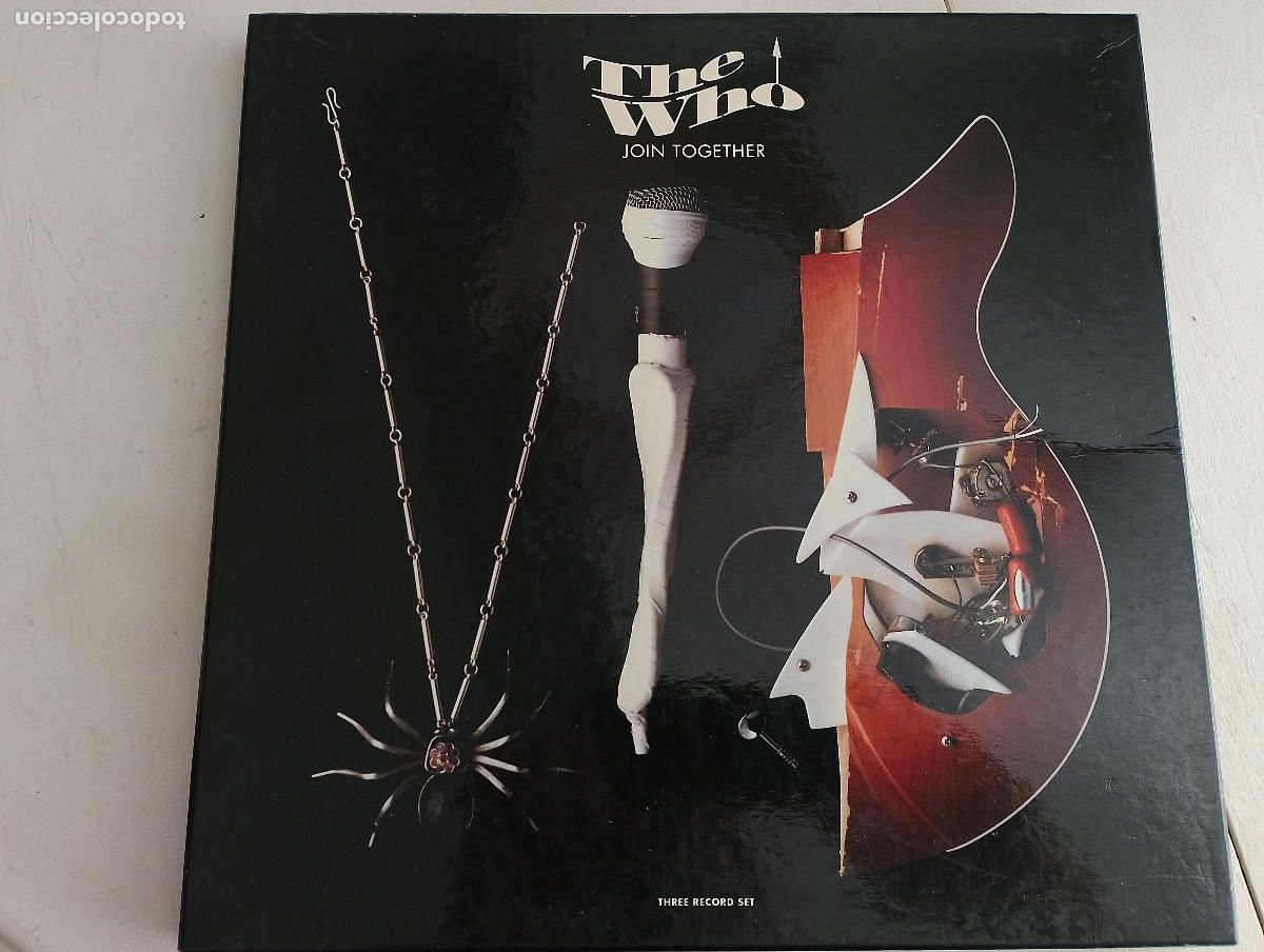 Discos de vinilo: The Who &ndash; Join Together, 1990, 3 LPS, COFRE - Foto 10