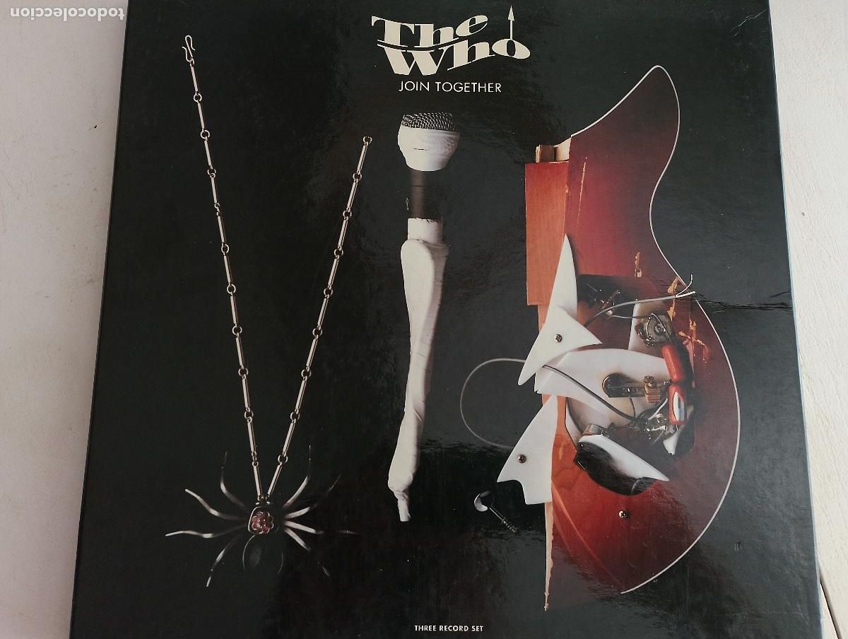 Discos de vinilo: The Who &ndash; Join Together, 1990, 3 LPS, COFRE