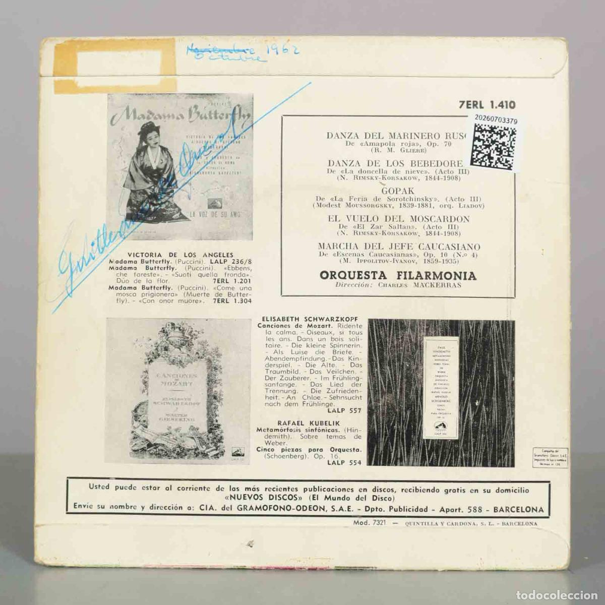 Discos de vinilo: EP. Charles Mackerras GOPAK. - Foto 2