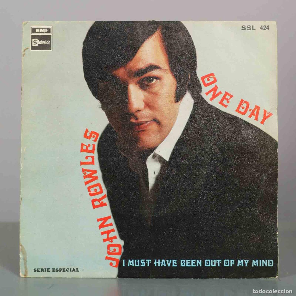 Discos de vinilo: SINGLE. John Rowles &ndash; One Day
