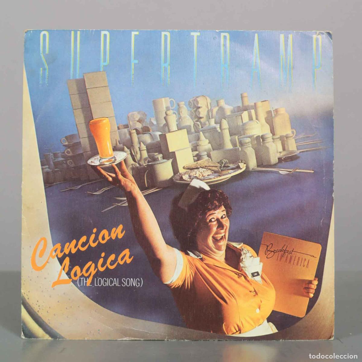 Discos de vinilo: SINGLE. Supertramp &lrm;&ndash; Cancion Logica = The Logical Song