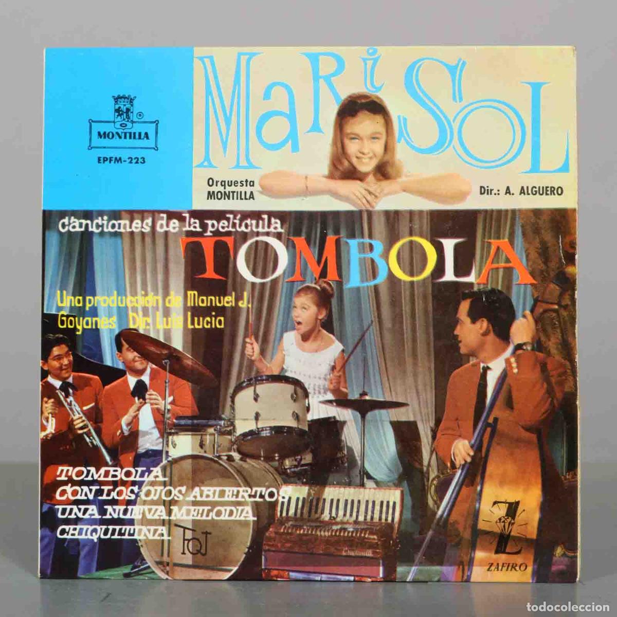 Discos de vinilo: EP. Marisol &ndash; Canciones De La Pel&iacute;cula T&oacute;mbola