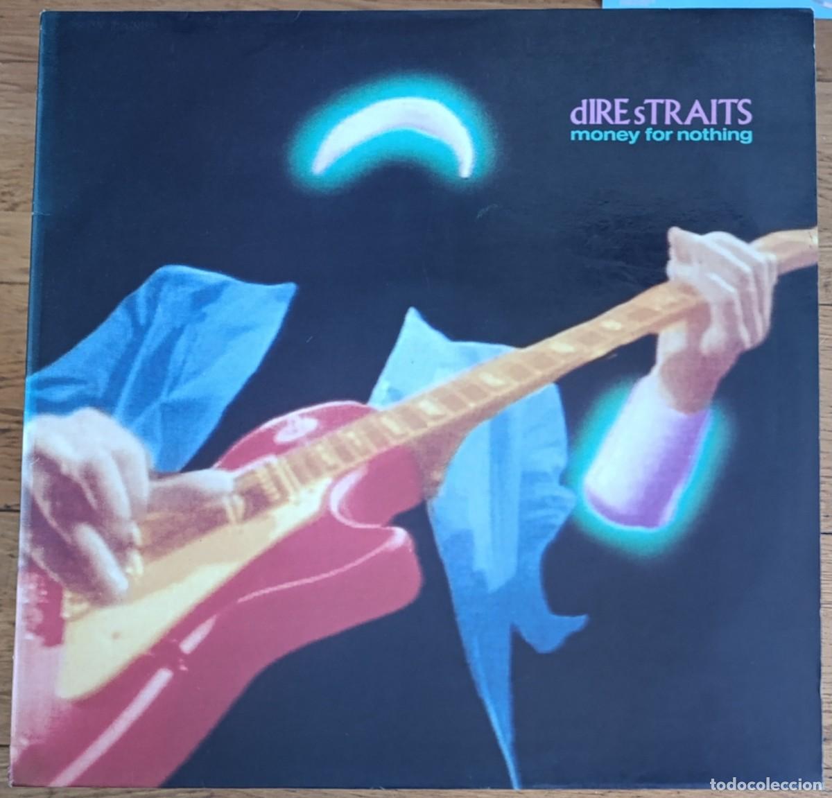 Discos de vinilo: DIRE STRAITS &lrm;&ndash; MONEY FOR NOTHING LP 1988 CON ENCARTE 1&ordf; EDICION ESPA&Ntilde;OLA