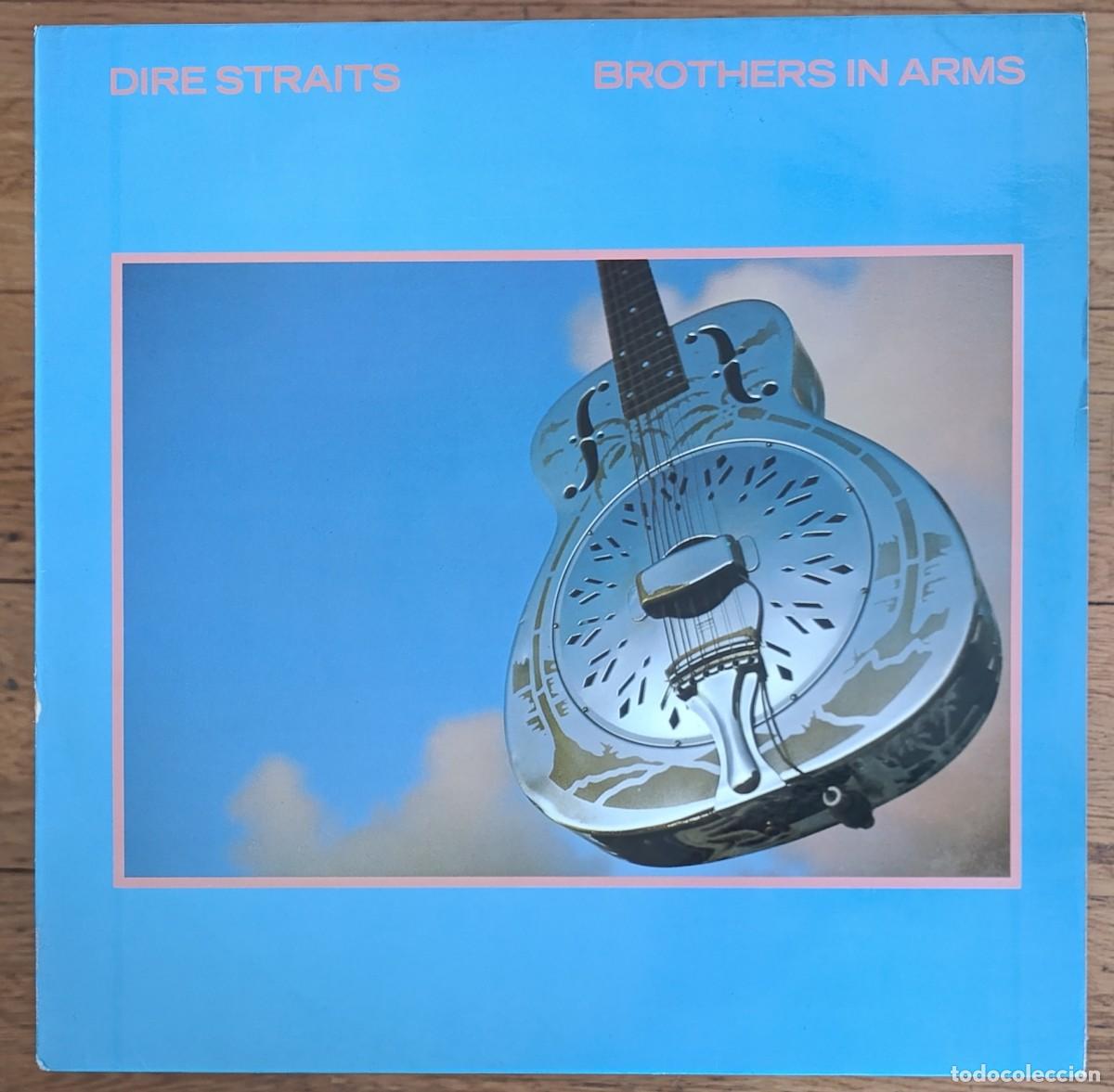 Discos de vinilo: DIRE STRAITS &lrm;&ndash; BROTHERS IN ARMS LP 19858 CON ENCARTE 1&ordf; EDICION ESPA&Ntilde;OLA