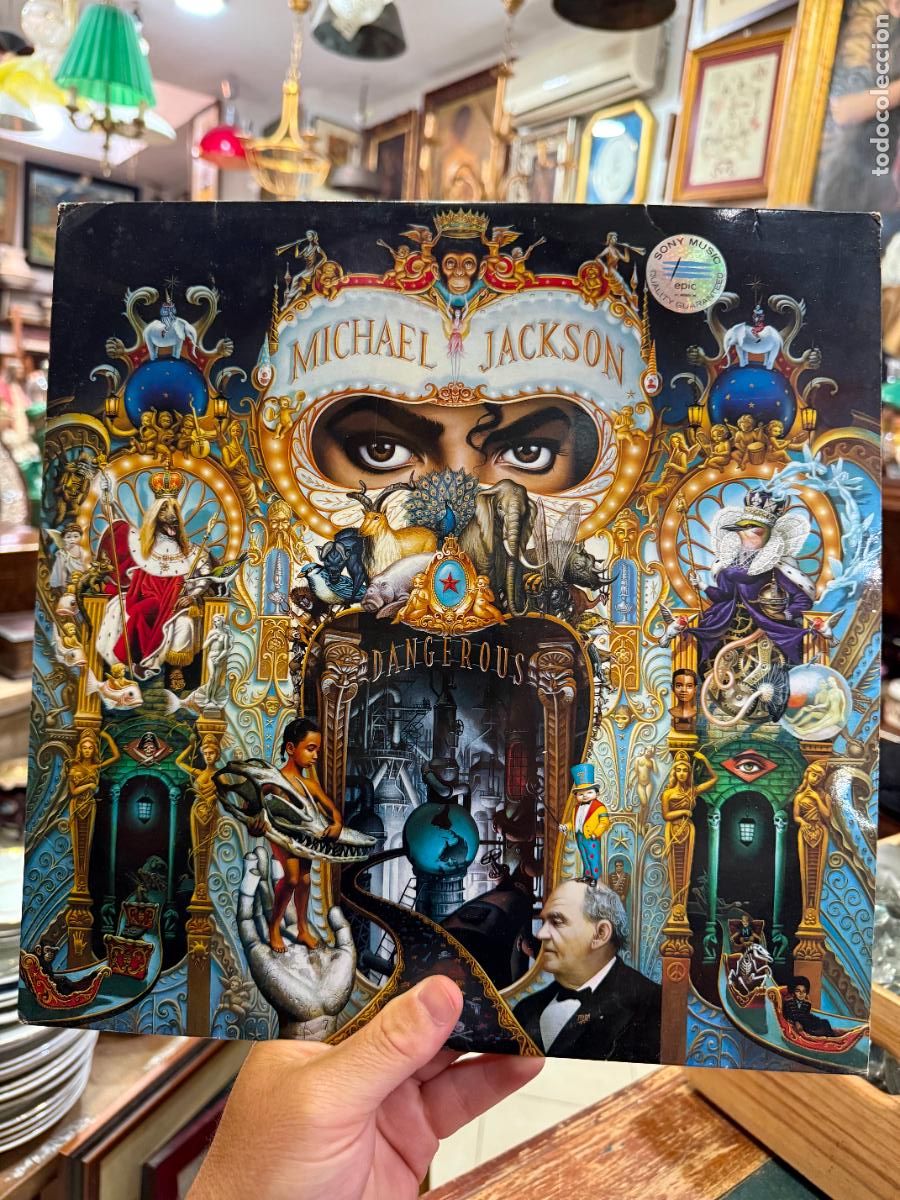 Discos de vinilo: LP MICHAEL JACKSON - DANGEROUS