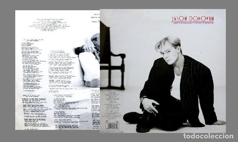 Discos de vinilo: [LP VINILO]. JASON DONOVAN. BETWEEN THE LINES. - Foto 3