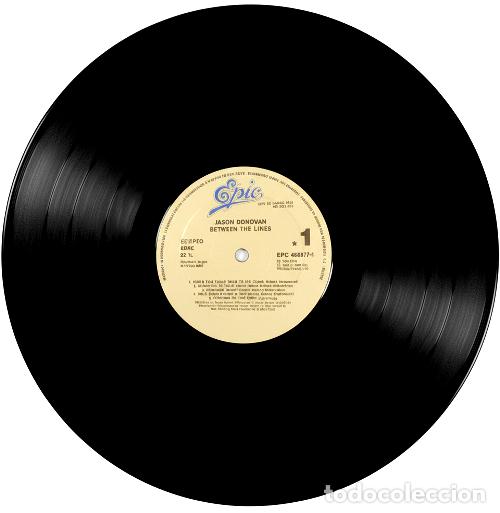 Discos de vinilo: [LP VINILO]. JASON DONOVAN. BETWEEN THE LINES. - Foto 4