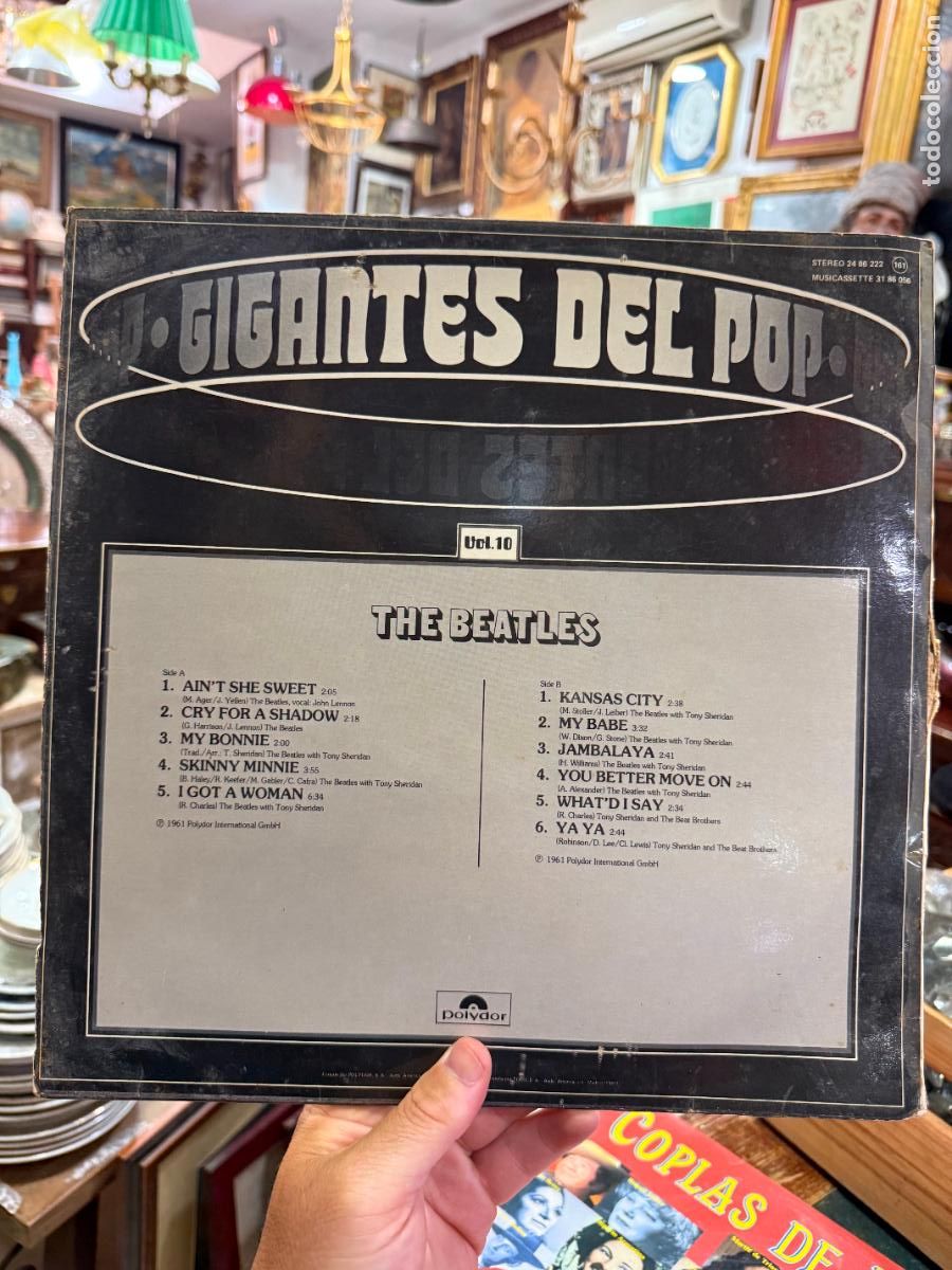 Discos de vinilo: LP GIGANTES DEL POP - THE BEATLES - Foto 2