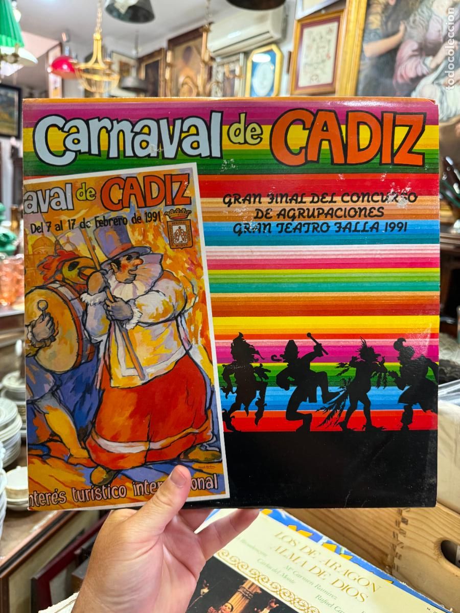 Discos de vinilo: LP FINAL FALLA A&Ntilde;O 1991 - CARNAVAL DE CADIZ