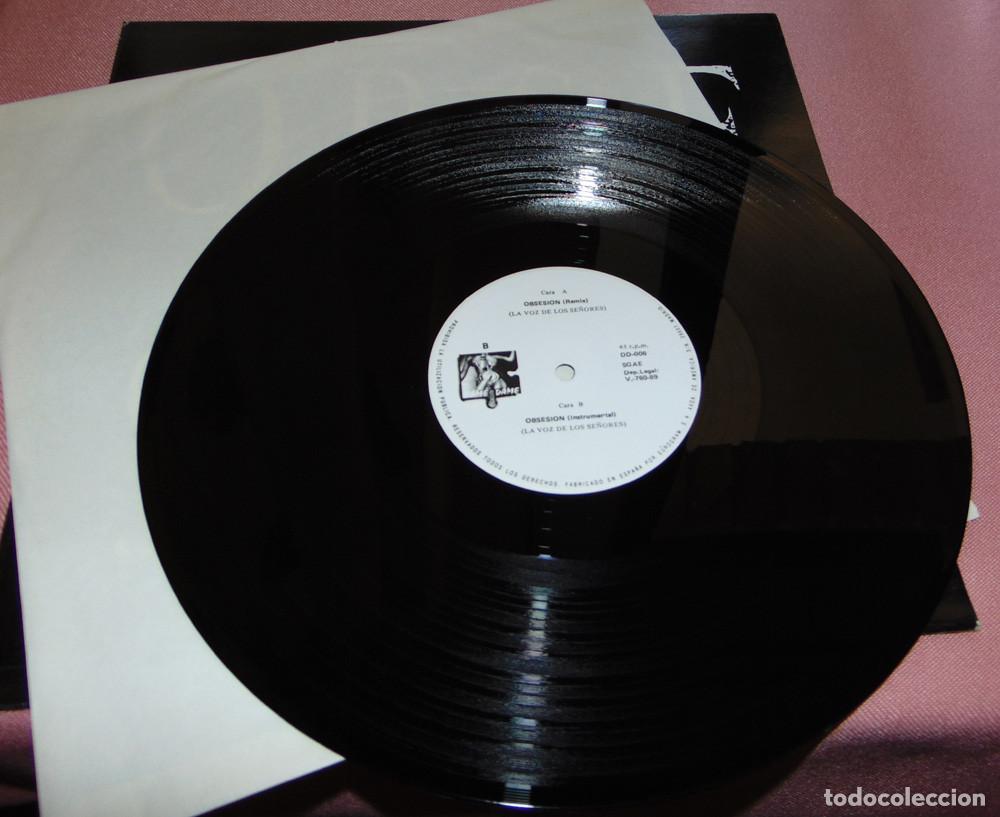 Discos de vinilo: La Voz De Los Se&ntilde;ores &ndash; Obsesion - MAXISINGLE 1989 - Foto 3