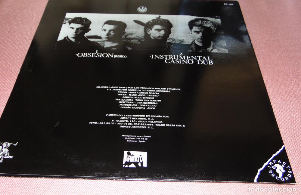 Discos de vinilo: La Voz De Los Se&ntilde;ores &ndash; Obsesion - MAXISINGLE 1989 - Foto 4