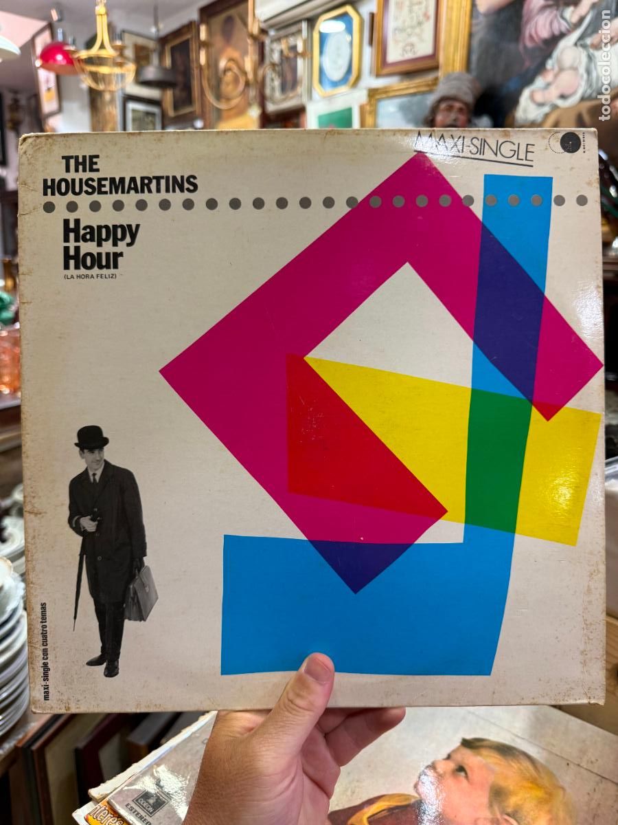 Discos de vinilo: MAXI-SINGLE THE HOUSEMARTINS - HAPPY HOUR