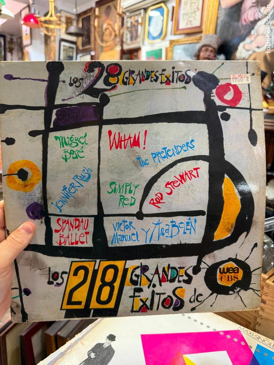 Discos de vinilo: LP LOS 28 GRANDES EXITOS