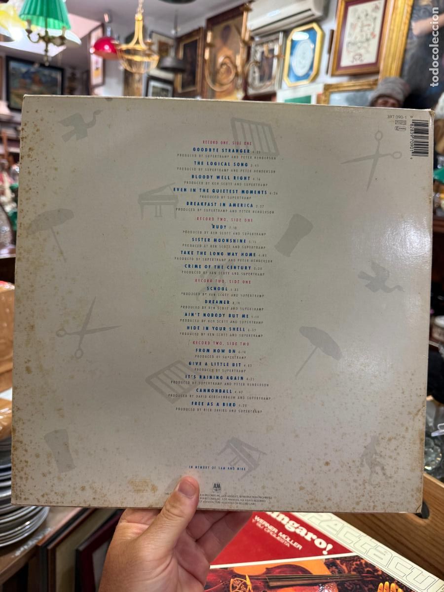 Discos de vinilo: LP SUPERTRAMP - THE VERY BEST OF - Foto 2