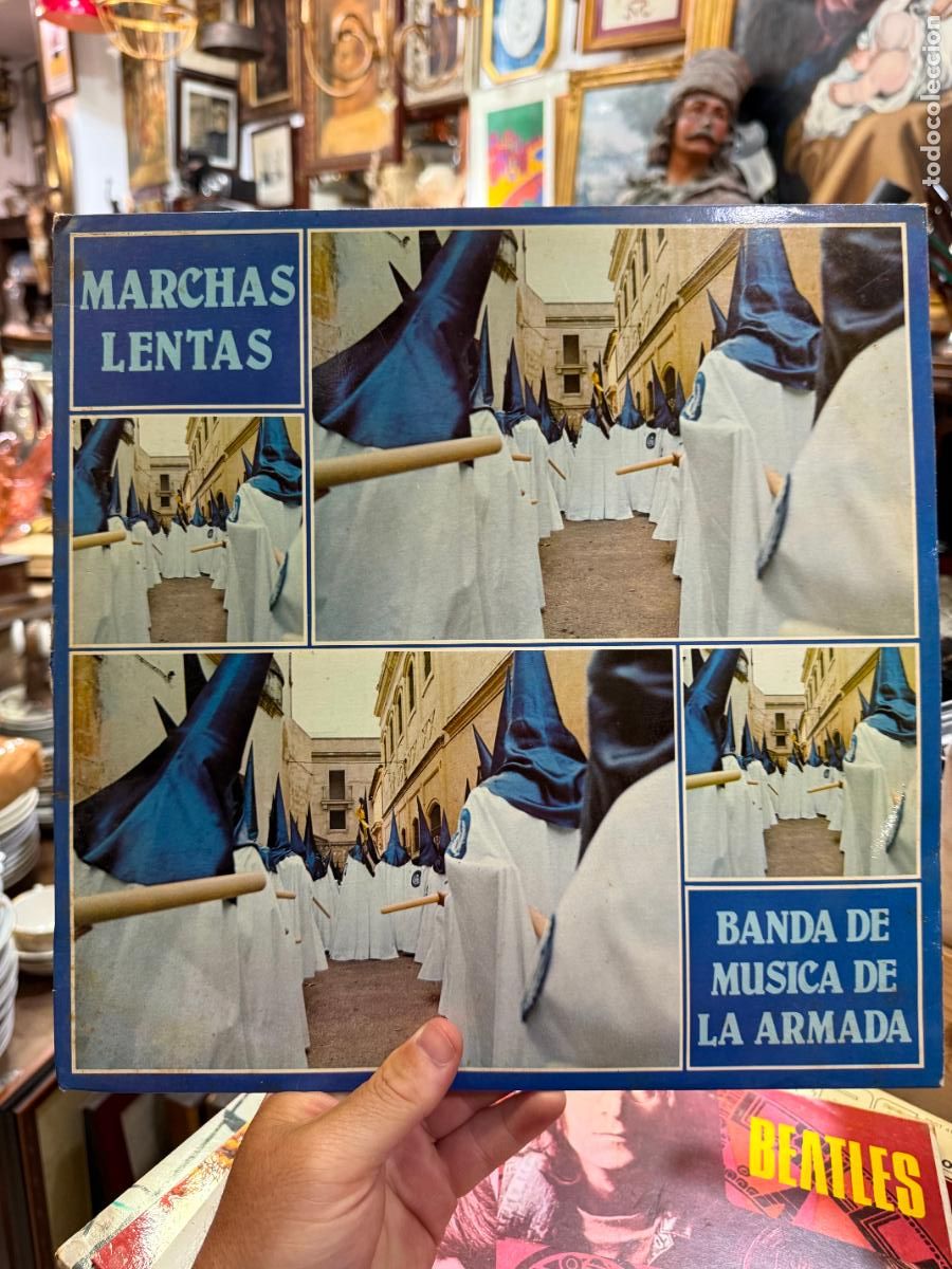 Discos de vinilo: LP MARCHAS LENTAS - BANDA DE MUSICA DE LA ARMADA - SEMANA SANTA DE JEREZ