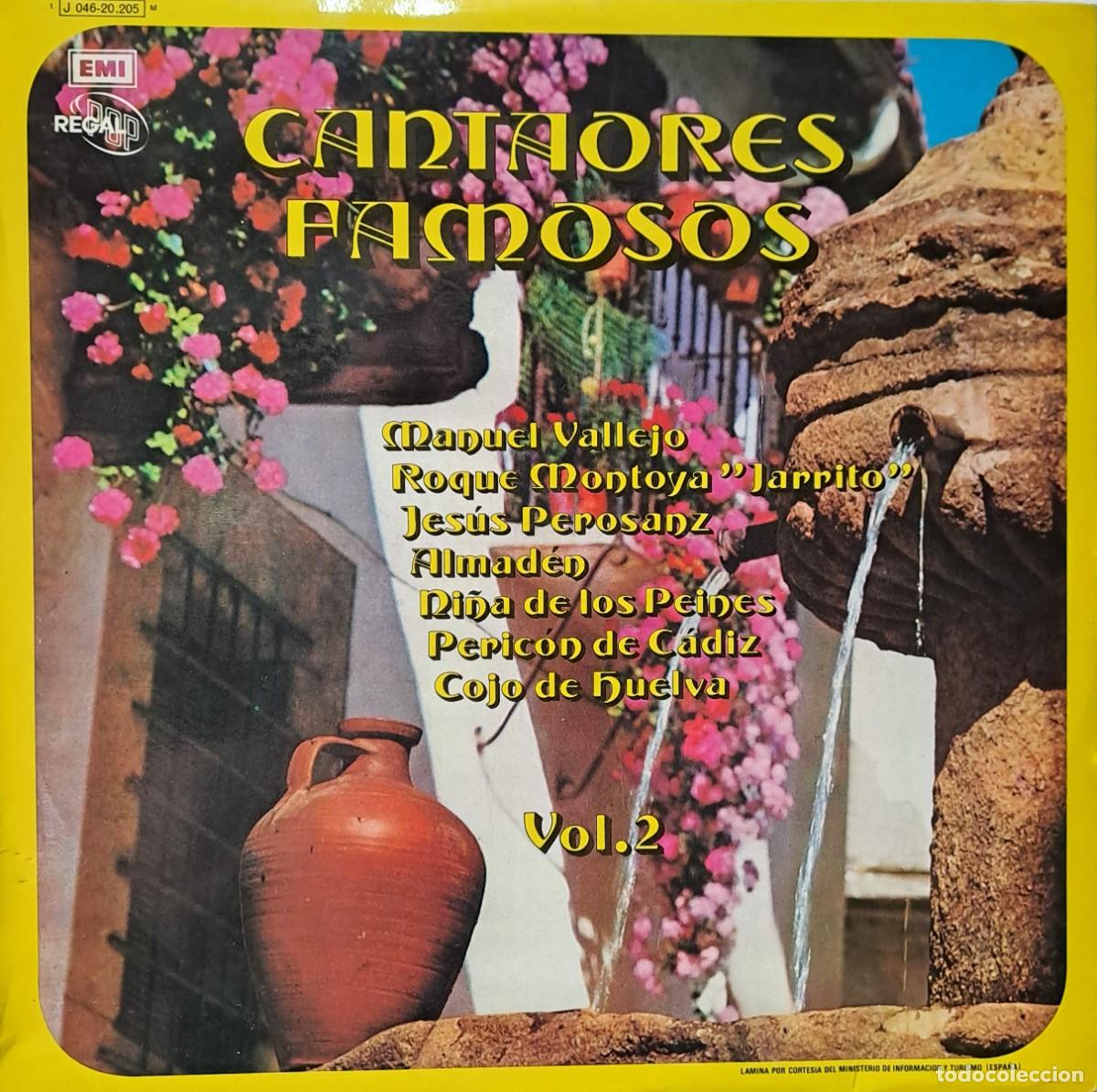 Discos de vinilo: LPs CANTAORES FAMOSOS. MANUEL VALLEJO, NI&Ntilde;A DDE LOS PEINES, ALMADEN..... LP-FLA-1244