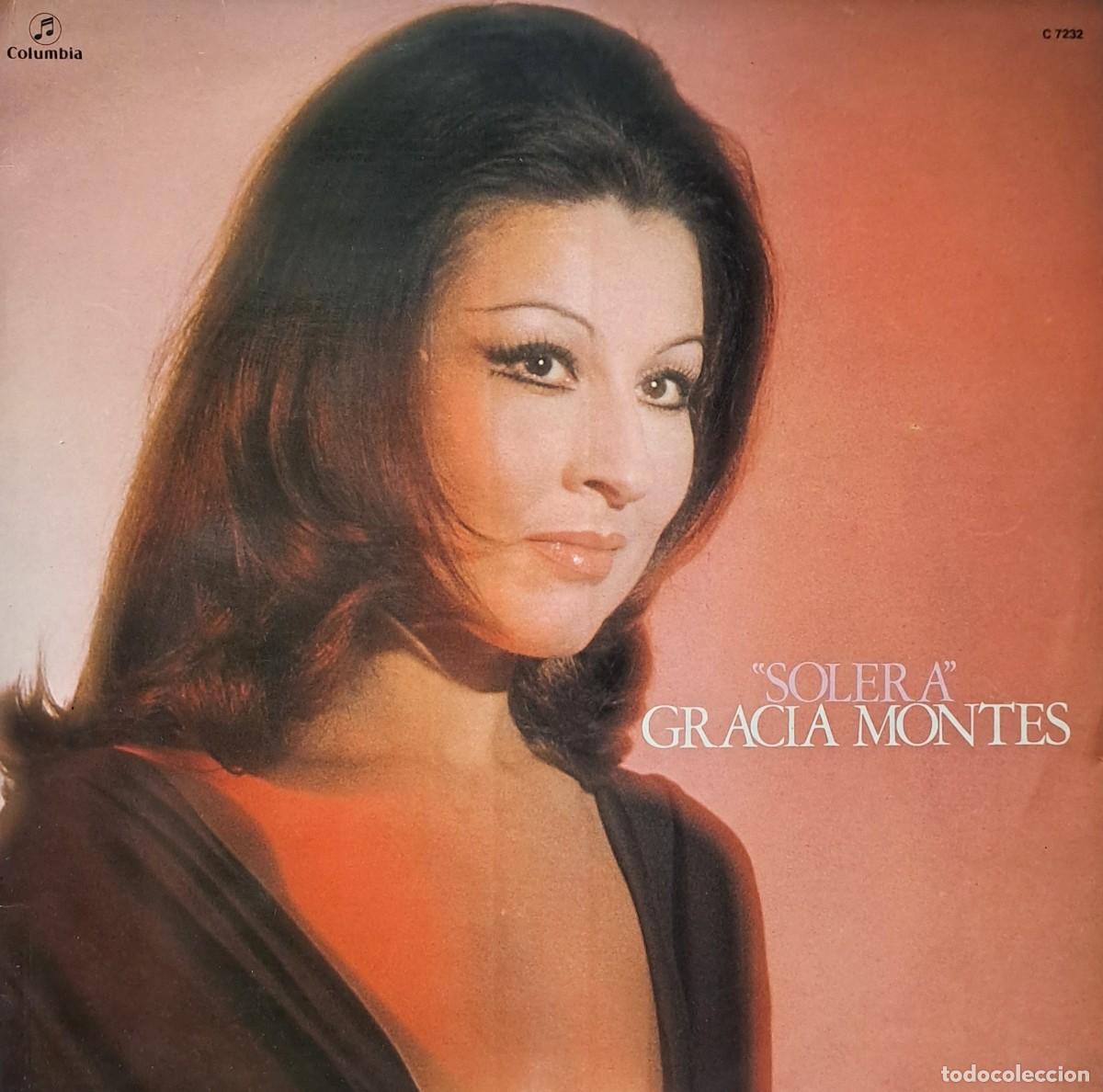 Discos de vinilo: LPs GRACIA MONTES, &rdquo;SOLERA&rdquo;. LA REMANGUILLE, SI, SI, GITANO, SI..... LP-FLA-1245
