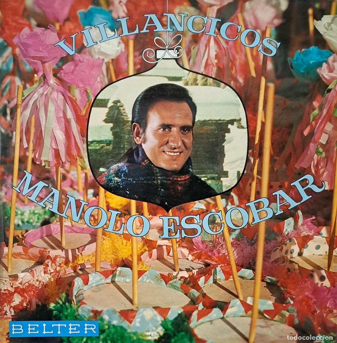 Discos de vinilo: LPs VILLANCICOS DE MANOLO ESCOBAR. YA NO HAY CARIDAD, MILAGRO EN BELEN..... LP-FLA-1250