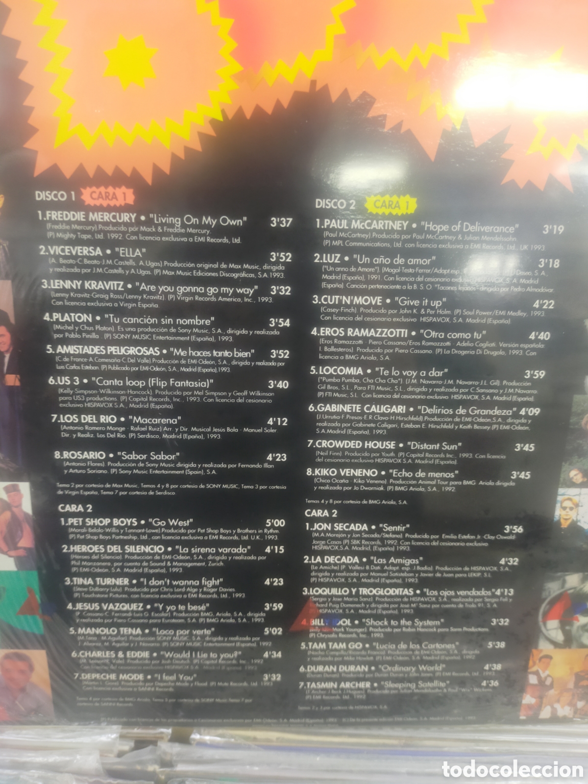 Discos de vinilo: Boom 9 doble LP 1993 - Foto 3