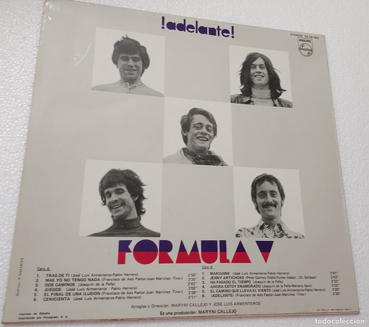 Discos de vinilo: Formula V &ndash; &iexcl;Adelante! - LP 1970 - Foto 4