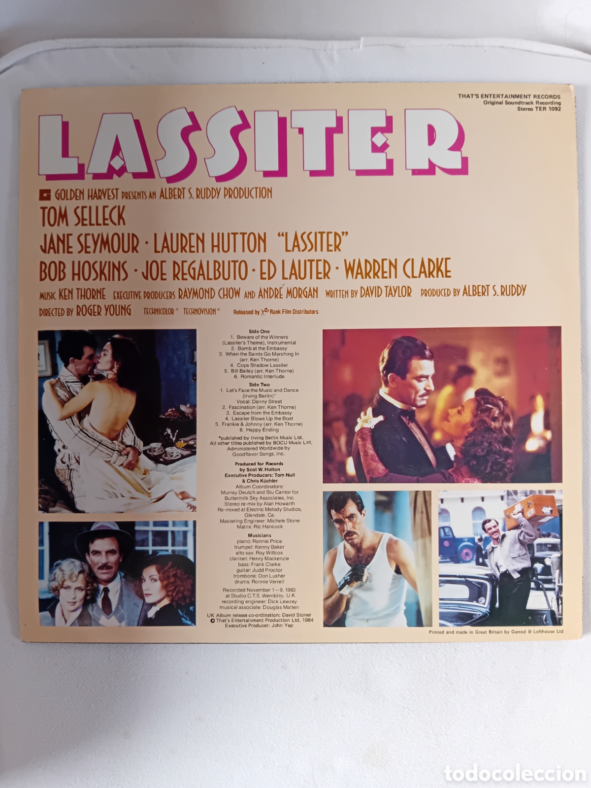 Discos de vinilo: LASSITER, Ken Thorne. TER, 1984. VINILO. - Foto 2
