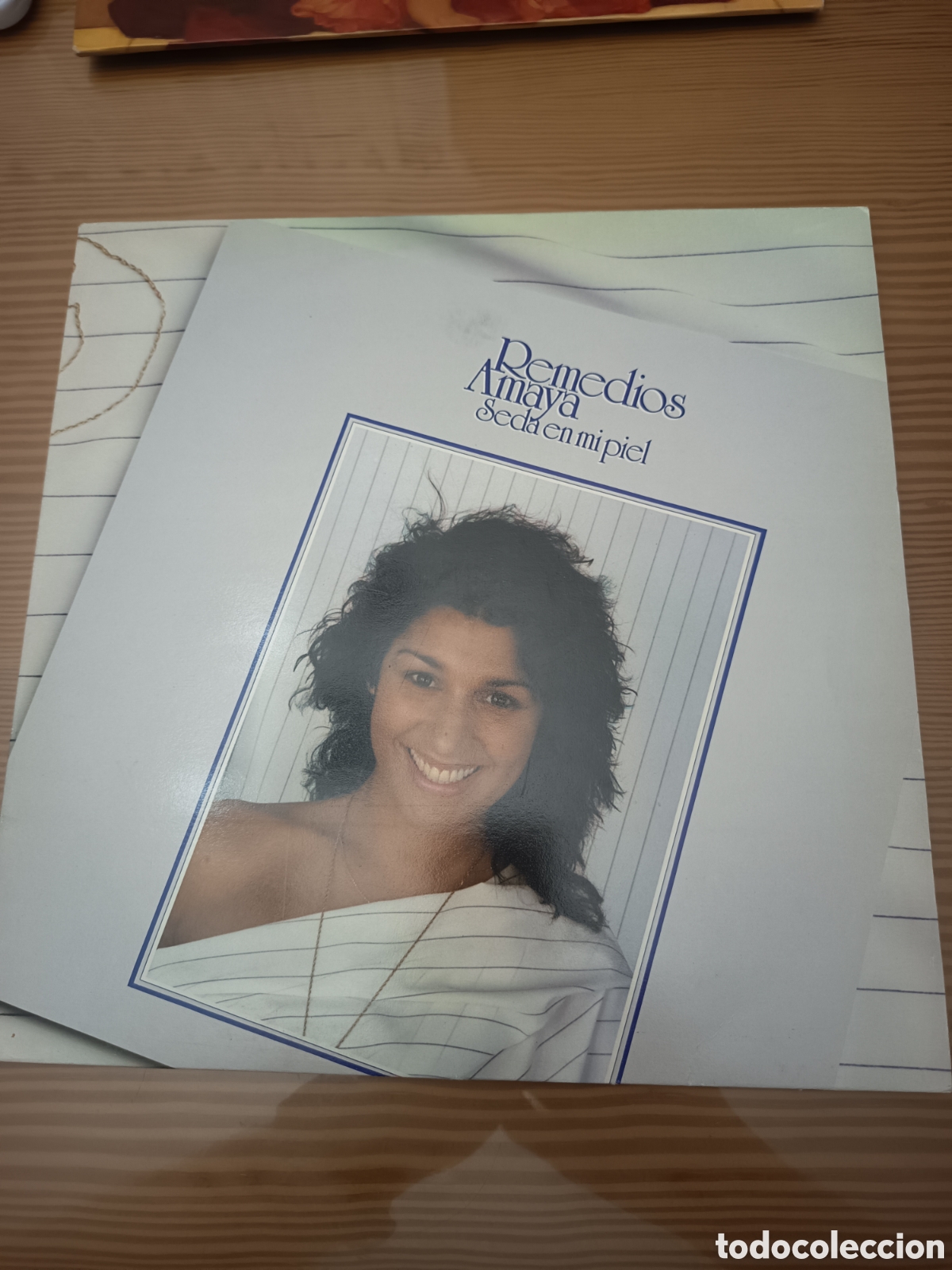 Discos de vinilo: Disco vinilo LP de Remedios Amaya &rdquo; Seda En Mi Piel &rdquo; primera edici&oacute;n espa&ntilde;ola,como nuevo