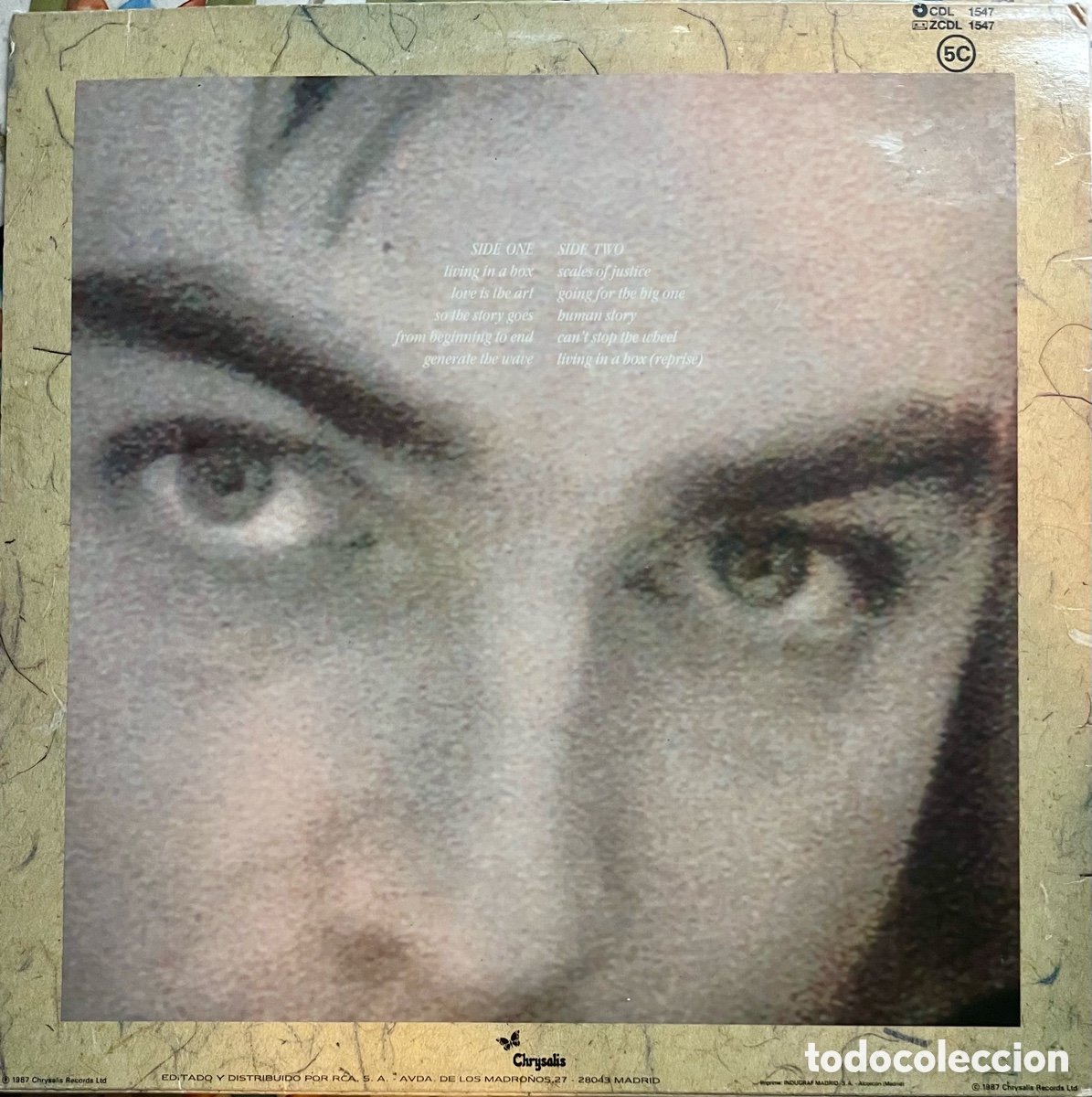 Discos de vinilo: LIVING IN A BOX 1987 - Foto 2