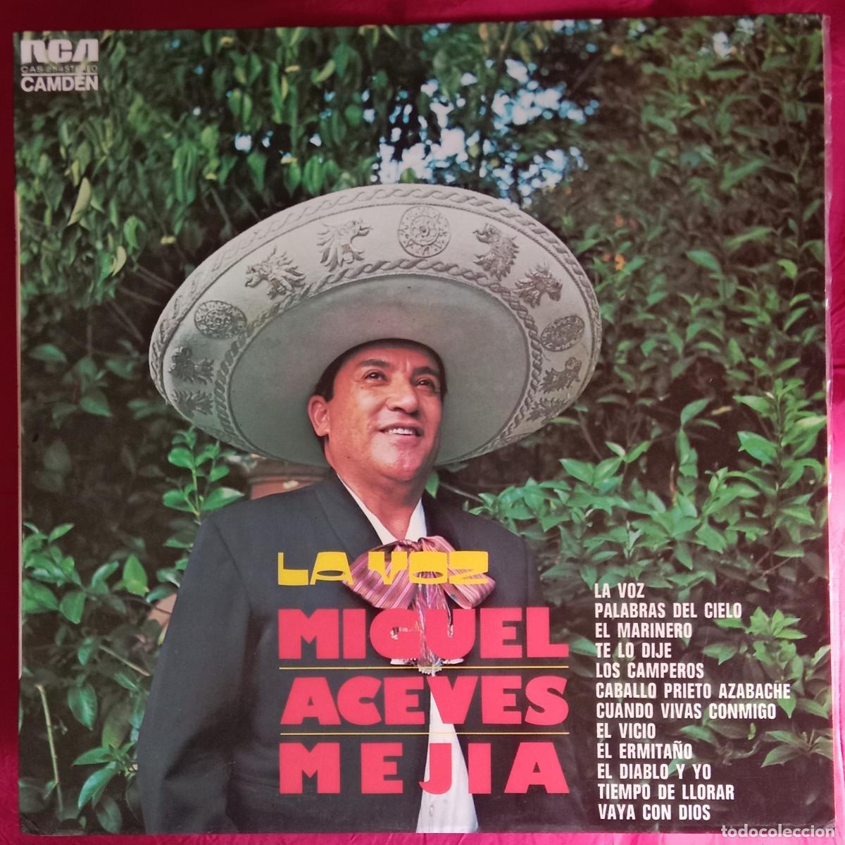 Discos de vinilo: Miguel Aceves Mejia - La Voz - Edit. RCA. CAMDEN. 1973