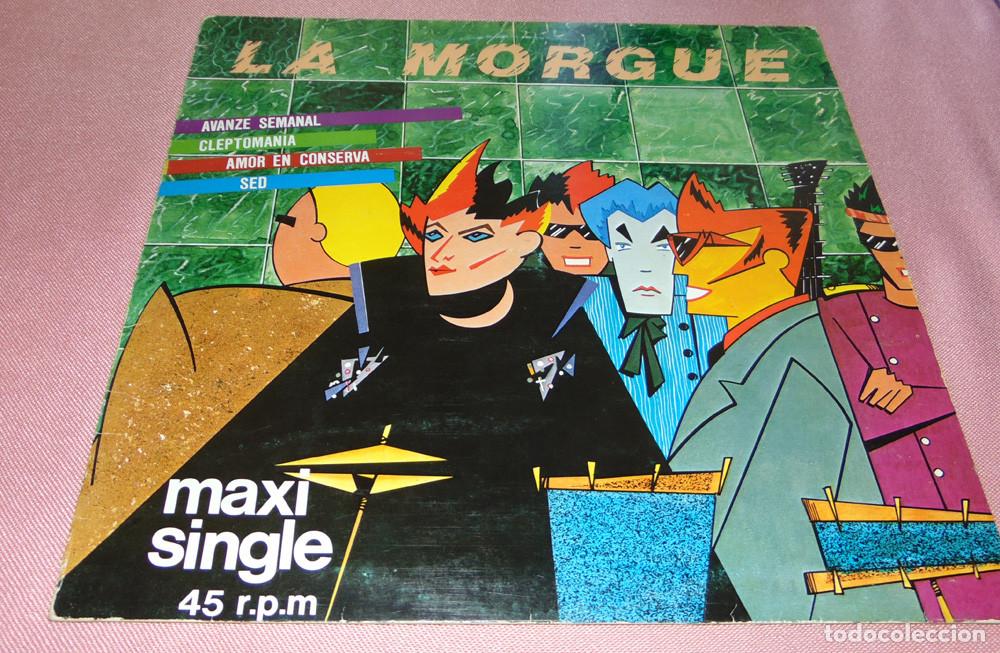 Discos de vinilo: LA MORGUE &ndash; Avanze Semanal / Cleptomania / Amor En Conserva / Sed - MAXISINGLE 1982