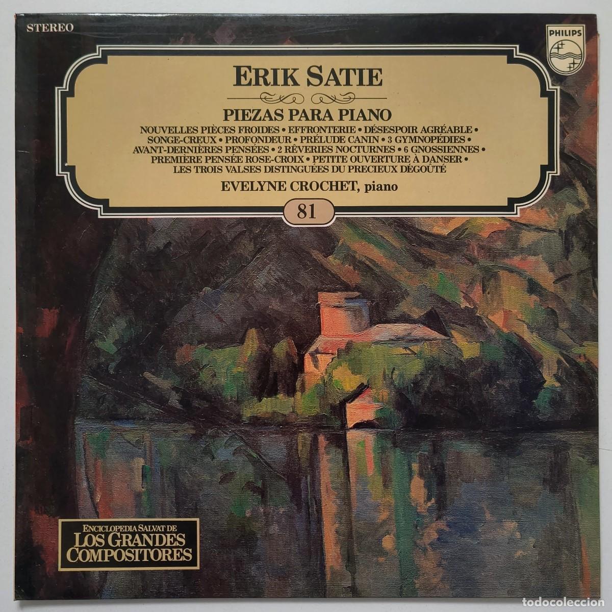 Discos de vinilo: Satie - Enciclopedia Salvat de Los Grandes Compositores - 81