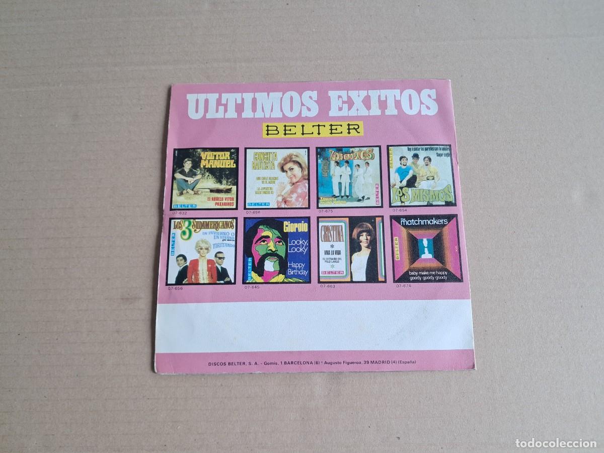 Discos de vinilo: LOS VALLDEMOSA - TEMMA HARBOUR SINGLE 1970 - Foto 3
