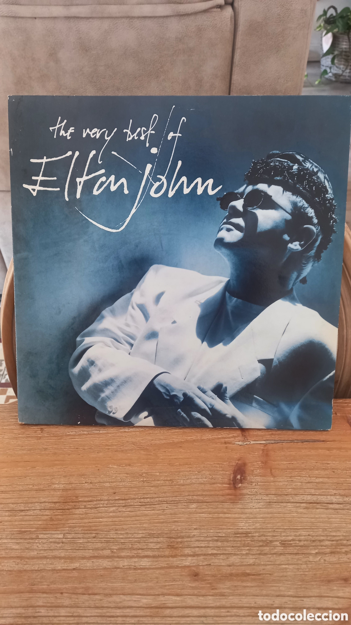 Discos de vinilo: 2 LP. The very best of Elton John. Spain 1990