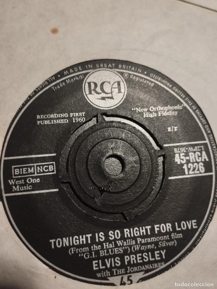 Discos de vinilo: Elvis Presley &ndash; Wooden Heart. 1961