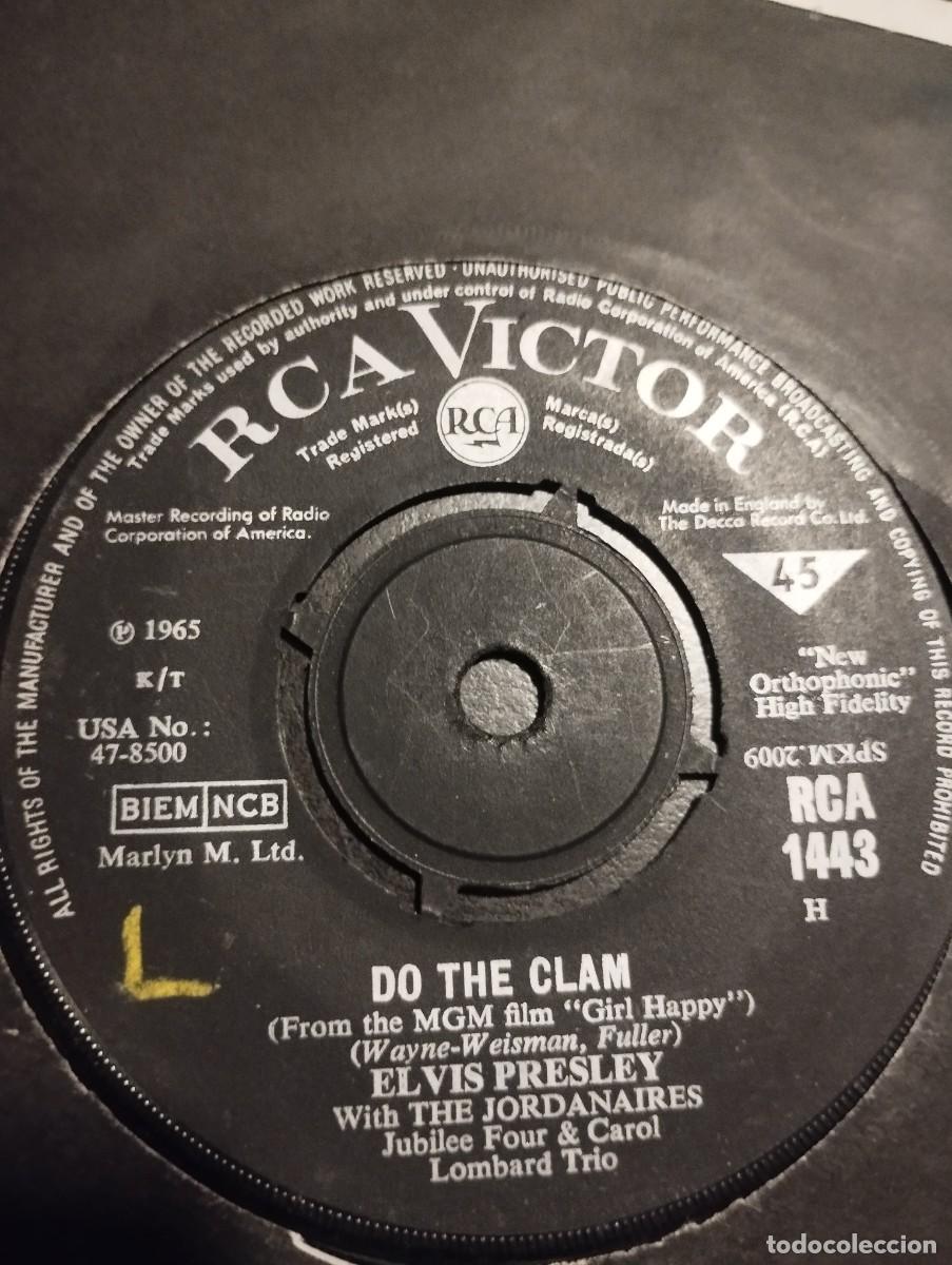 Discos de vinilo: Elvis Presley &ndash; Do The Clam. 1965