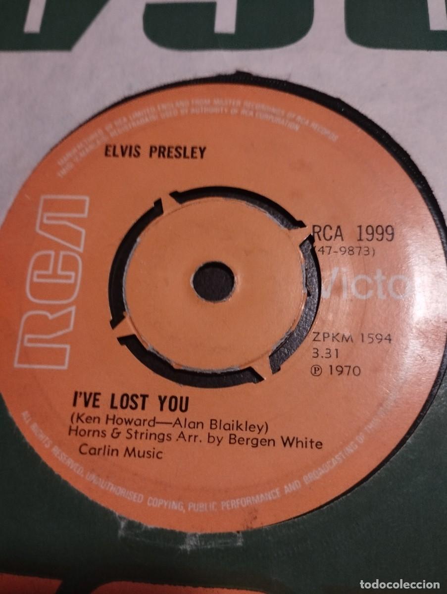 Discos de vinilo: Elvis Presley &ndash; I've Lost You- 1970