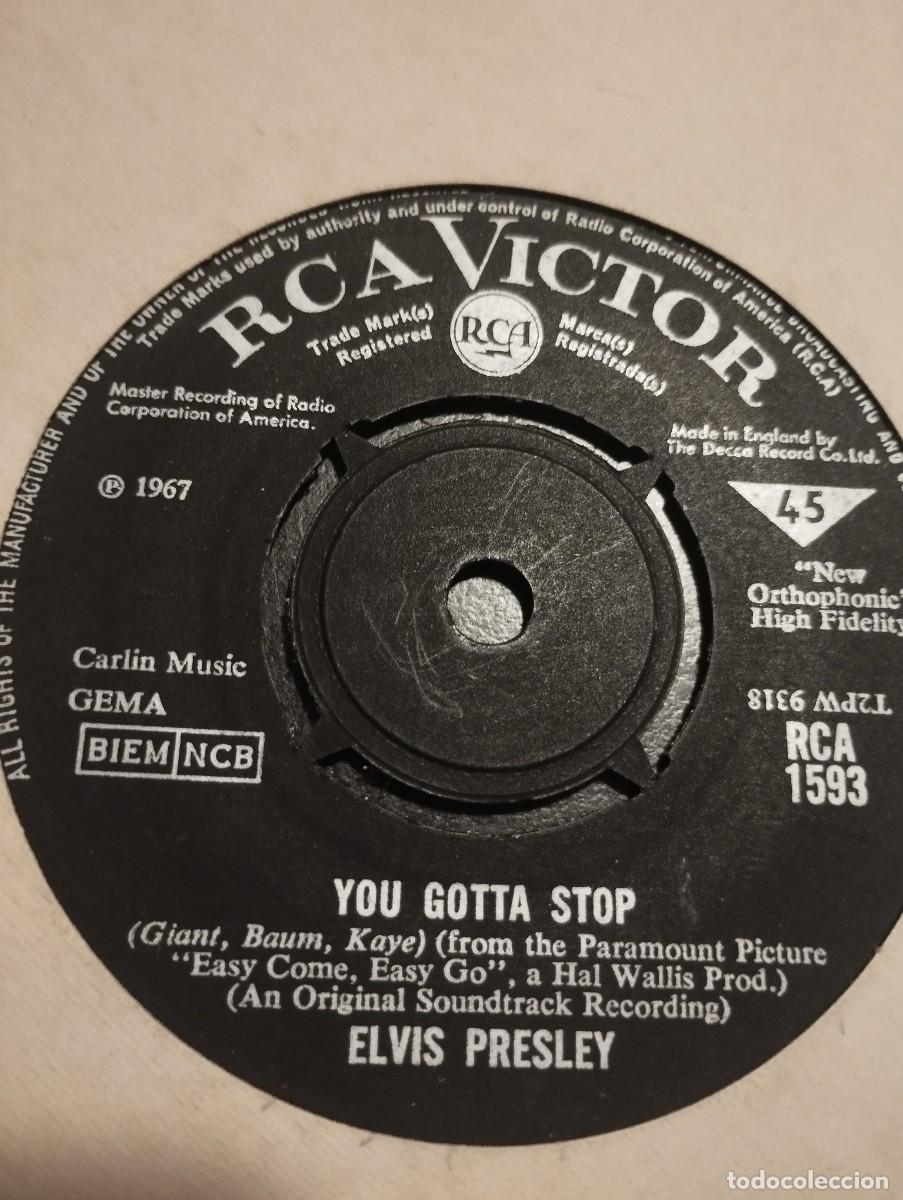 Discos de vinilo: Elvis Presley &ndash; You Gotta Stop / The Love Machine. 1967